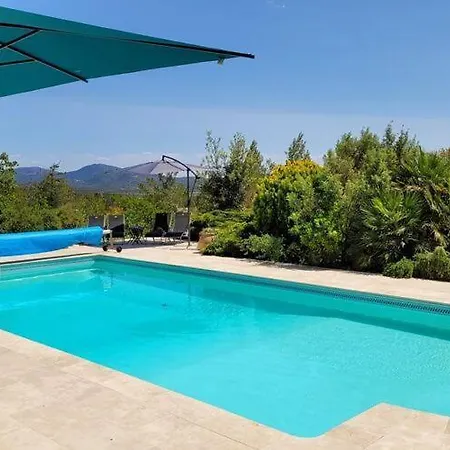 Villa Hillside On Private Grounds With Views Prades-sur-Vernazobre